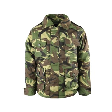 Kids Safari Jas Woodland Camo