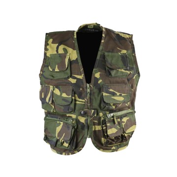 Kids Tactical Vest - Woodland Camo