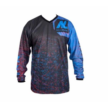NL Jersey Pro Dash Rood-Blauw
