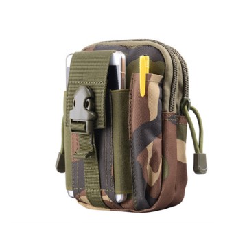 Tactical Military Pouch Woodland Camo