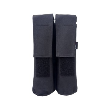 STRATX Molle 2 Pod Pouch Zwart