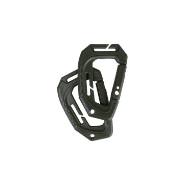 Tactical Spec-Ops Carabiner - Donkergroen (Paar)