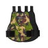 FieldPB Borstbescherming Reversible Woodland Camo/Zwart