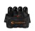 Carbon SC Harness 4 Pack Gray