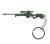 Sniper Groen Sleutelhanger
