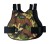 STRATX Kids Borstbescherming Reversible Woodland Camo/Zwart