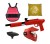 Valken Gotcha rood set compleet