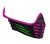 VIO Facemask Roze Lime Zwart