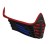 VIO Facemask Rood Blauw Zwart