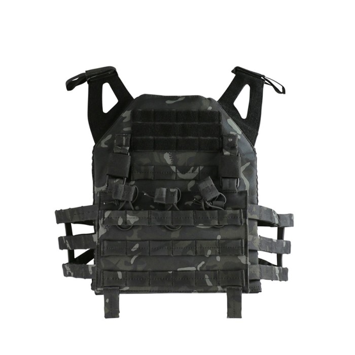 Buckle-Tek JPC Molle Vest Zwart Camo