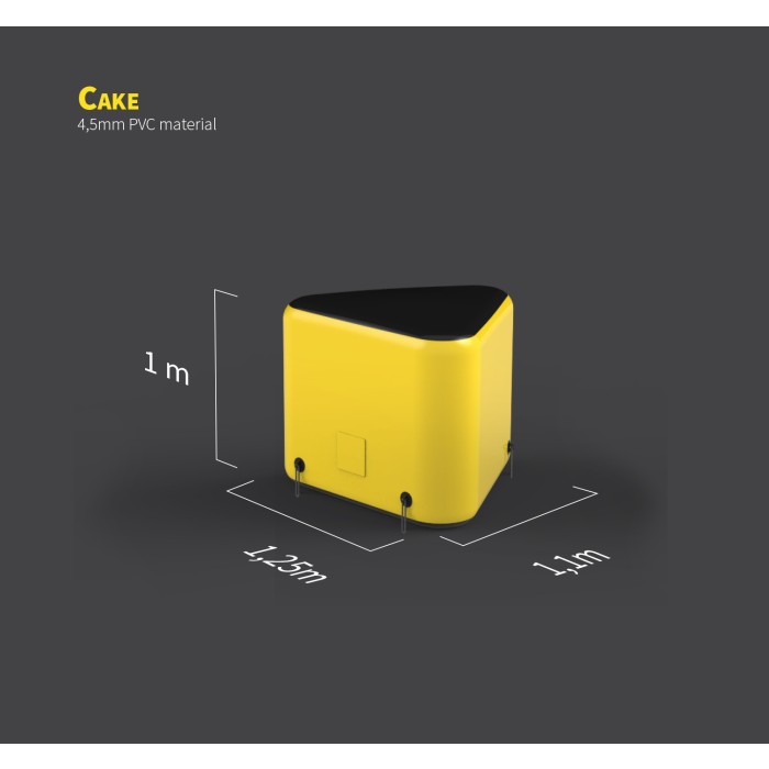 Cake Luchtbunker paintball archery tag laser gamen