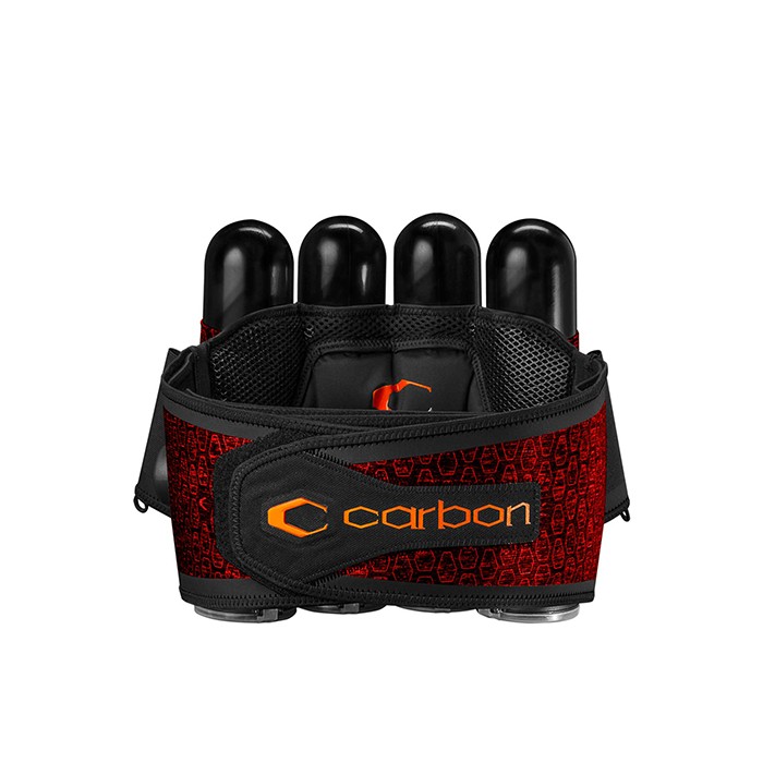 Carbon SC Harness 4 Pack Red
