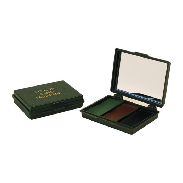 Compacte Camouflage Gezichtsverf met 3 kleuren
