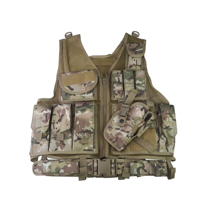 Cross Draw Tactical Vest MultiCam