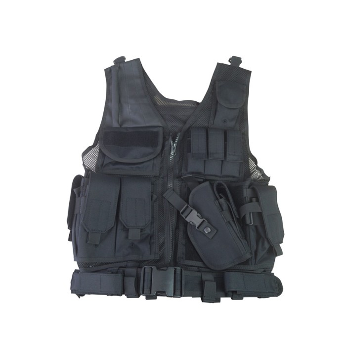 Cross Draw Tactical Vest Zwart