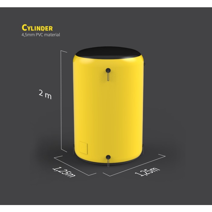 Cylinder Luchtbunker paintball archery tag laser gamen