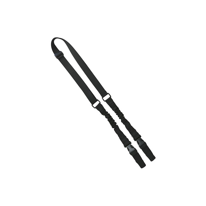 Double point bungee sling Zwart