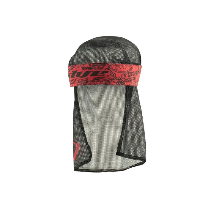 DYE Headwrap Logo Rood