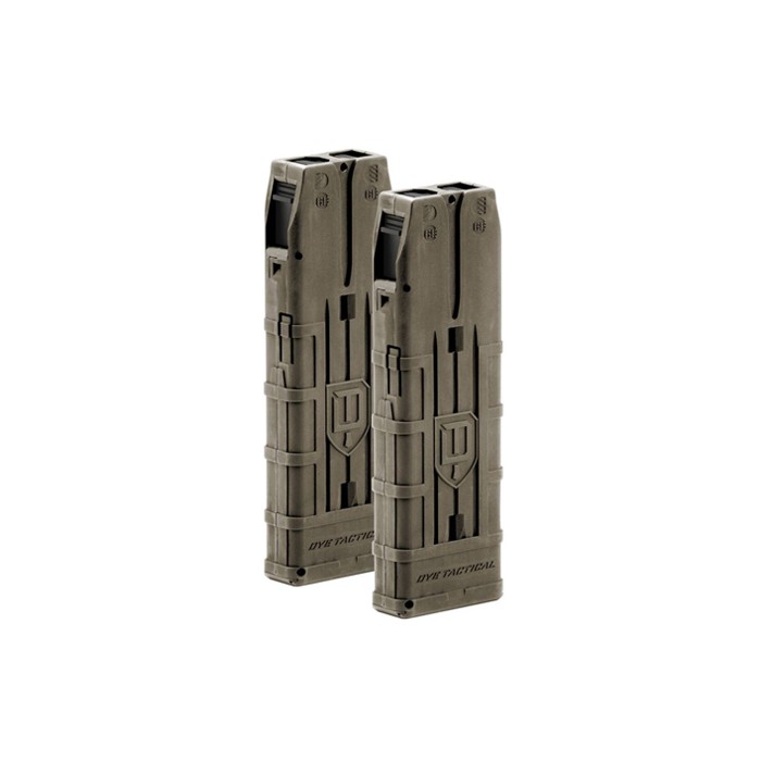 DYE Dam Magazijn 20 Dark Earth Duo pack