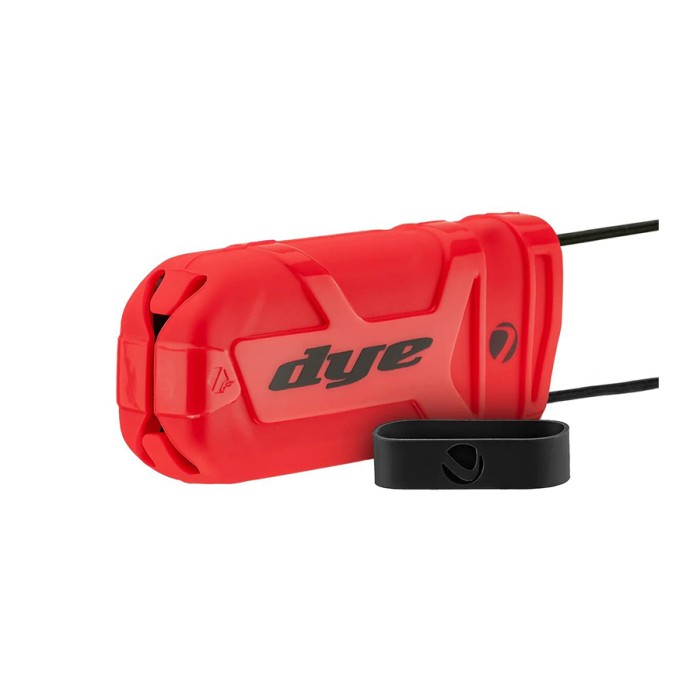 DYE Flex TWST Barrel Sock Rood Zwart