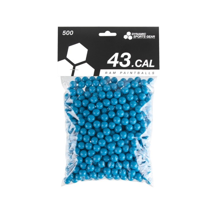 Dynamic Sports Gear RAM Paintballs cal.43 500 stuks Blauw