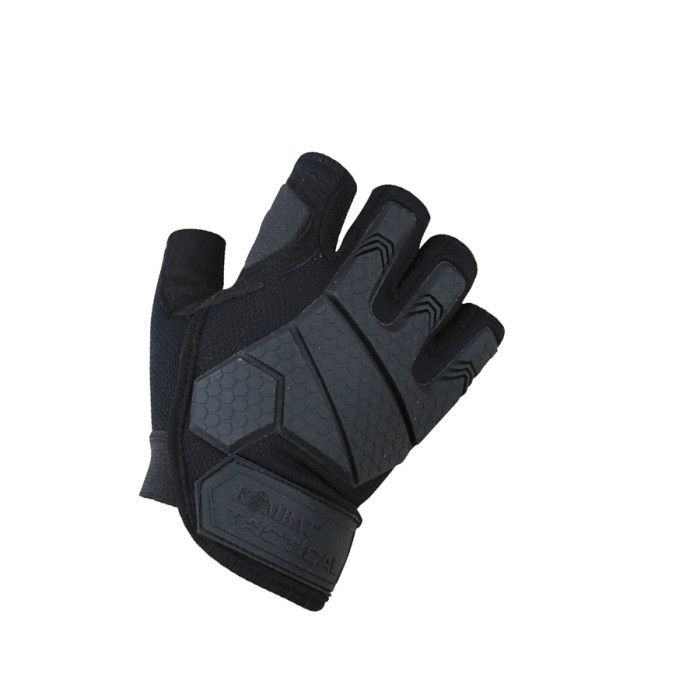 Alpha Fingerless Tactical Glove - Zwart