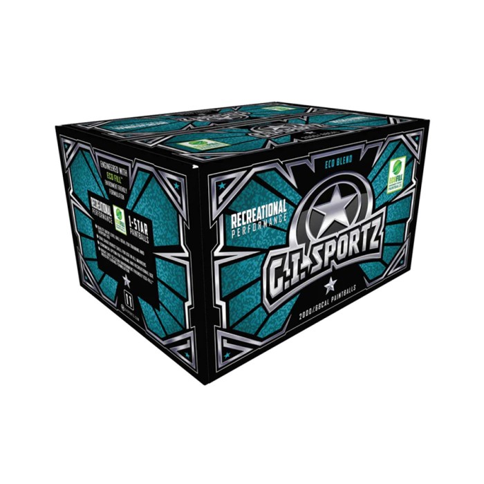 G.I. Sportz Recreational 2000 Paintballs