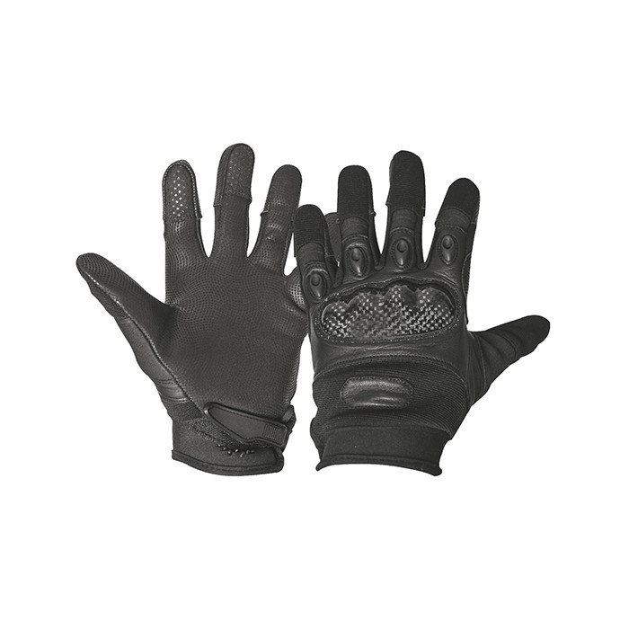 Highlander Combat Handschoenen carbon kevlar Zwart