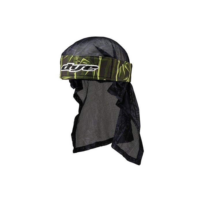 DYE headwrap Bambu Groen/Zwart