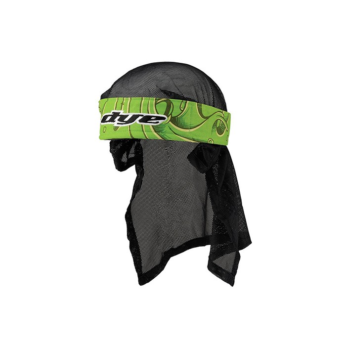 DYE headwrap Slime Groen