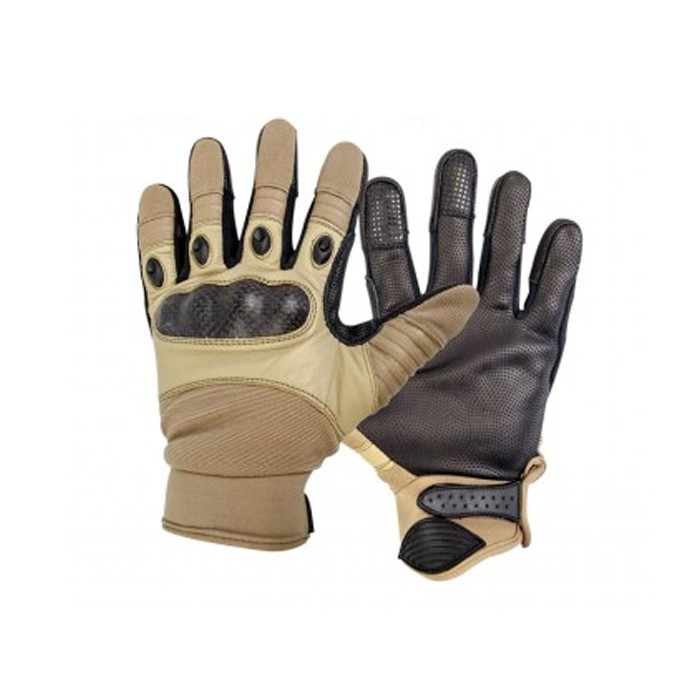 Highlander Combat Handschoenen carbon kevlar Bruin