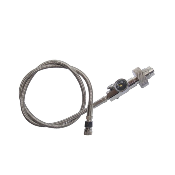 HP vulstation DIN 300 bar met verlengslang