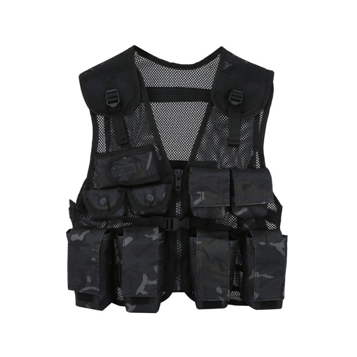 Kids Assault Vest - Multicam Zwart