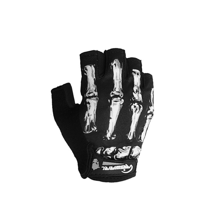 Skeleton Fingerless Handschoenen 