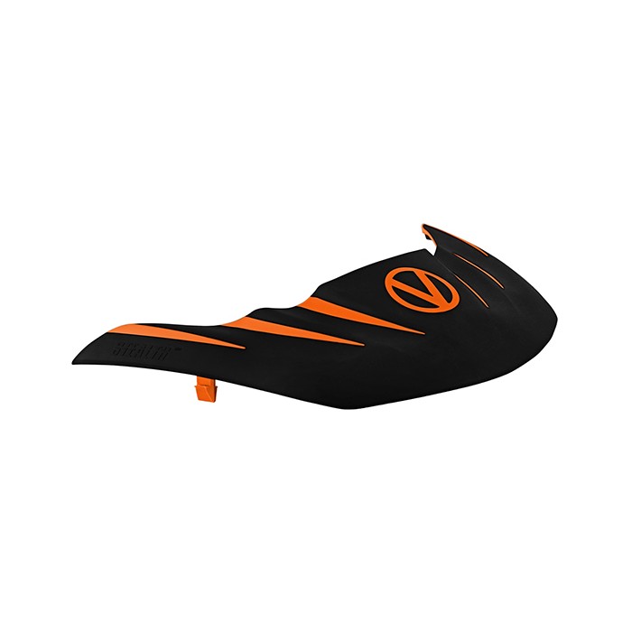 Virtue Stealth Visor Zwart Oranje