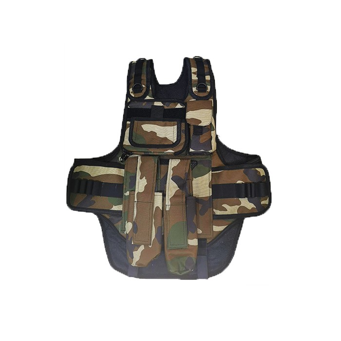 Tactical Paintball Vest Woodland Camo