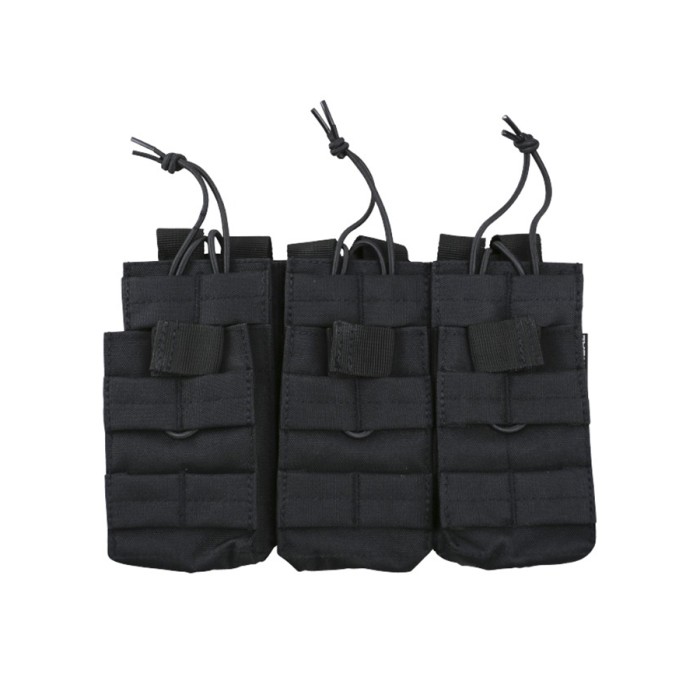 Tactical Triple Duo Mag Pouch Zwart
