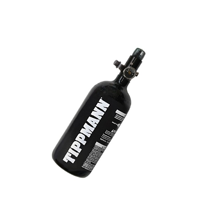 Tippmann HP Fles 48ci / 0,8L met 3000 PSI Regulator
