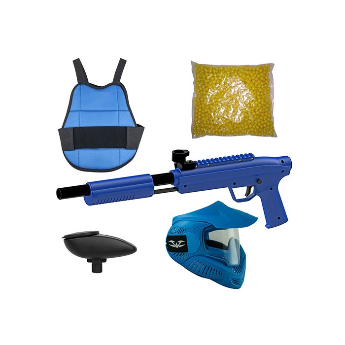 valken Gotcha blauw set compleet