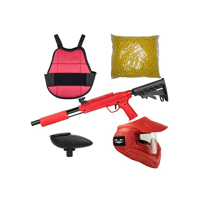 Valken Gotcha Tactical rood set compleet