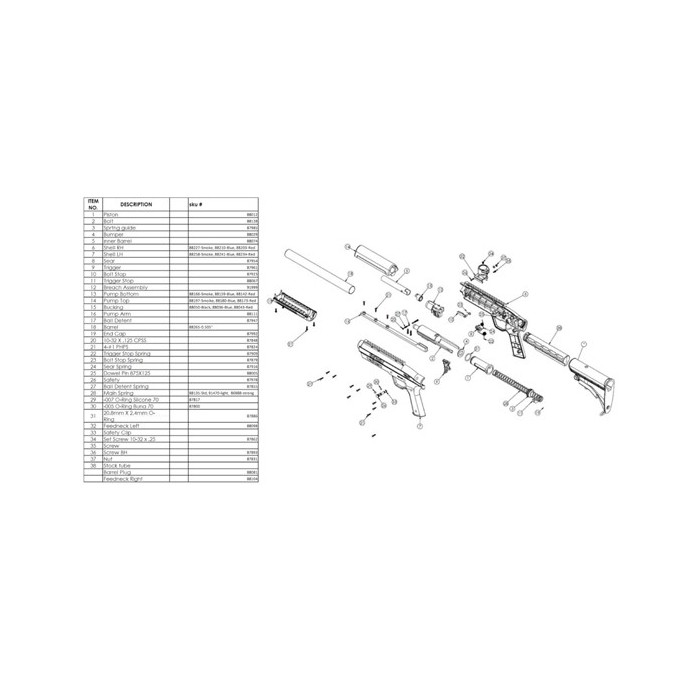 Valken Gotcha Heavy Main Spring
