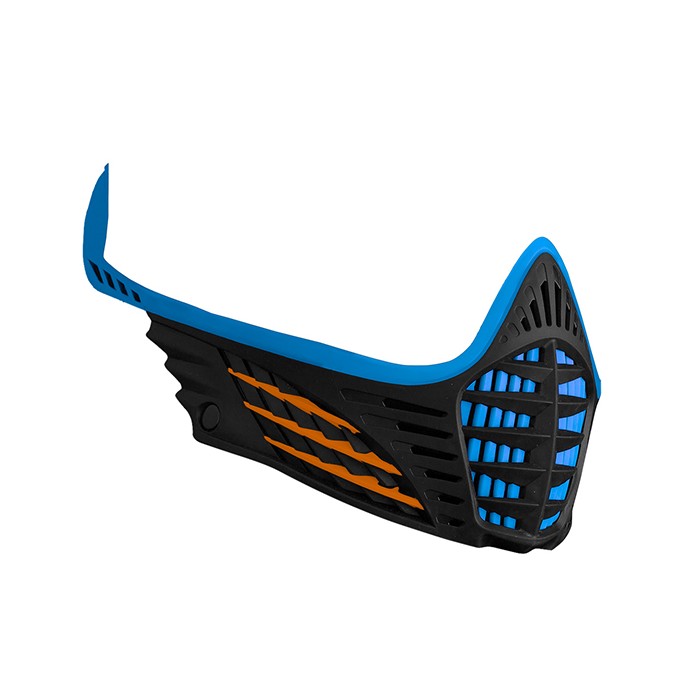 VIO Facemask Cyan Oranje Zwart