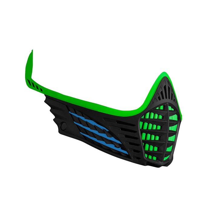 VIO Facemask Lime Cyan Zwart