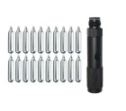 20 CO2 patronen 12 gram met adapter