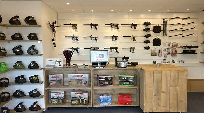 GoPaintball shop showroom