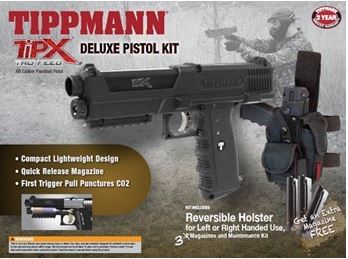 Paintball Pistool Tippmann TiPX is verboden in Nederland