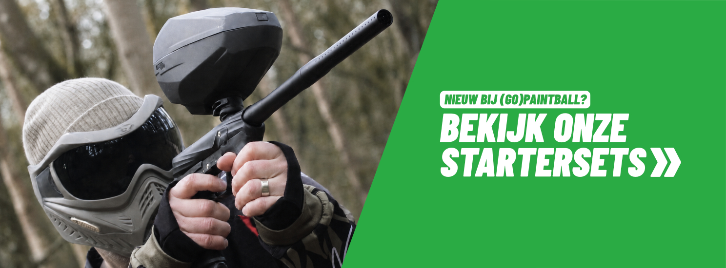 Bekijk de paintball startersets van GoPaintball